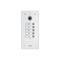 Videointerfon de exterior Electra VPH.05F03.ELWTL, 5 familii, montaj incastrat, 4 fire, RFID, alb