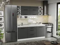 Mobila Bucatarie gri Sofi - 120 - 180 cm