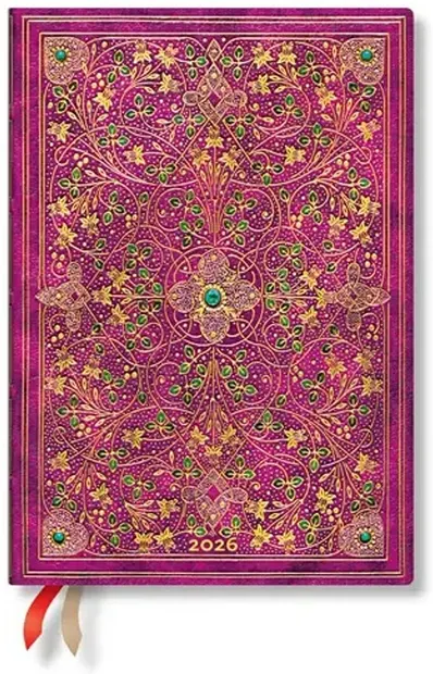 Planner Paperblanks Diamond Jubilee - Midi, orizontal, 88 foi, 2026