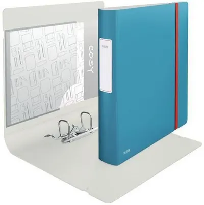 Biblioraft Leitz - Active Cosy, 65 mm, albastru