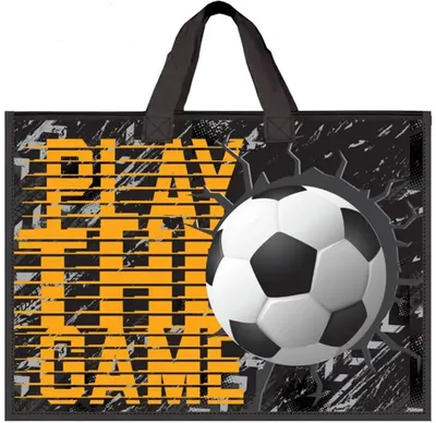 Geantă pentru bloc de desen S. Cool - Football, cu fermoar