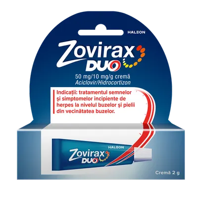 Zovirax Duo crema 50 mg/10 mg/g, Haleon | 2 g
