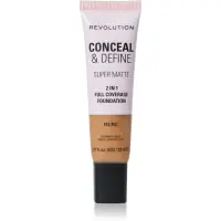 Revolution Conceal & Define machiaj cu efect matifiant culoare F12.7NC 23 ml