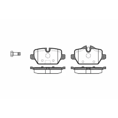 Set placute frana, frana disc REMSA 1132.00