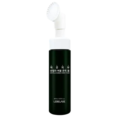 Spuma de curatare cu Centela Asiatica si perie de silicon, 200ml, Lebelage