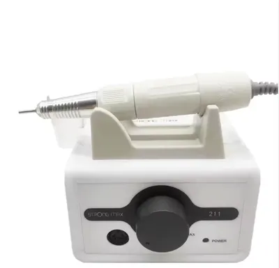 Freză Electrică Strong Max 211 Alb, 35.000 RPM pentru Manichiură și Pedichiură Profesională