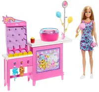 Set de joacă Barbie Mysteries Beach Detectives - Treats and Game Booth