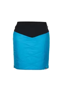 Fusta sport cu fermoar complet femei Belinda - Negru/Albastru deschis