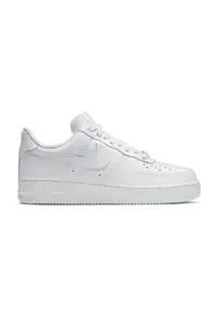 Pantofi sport din piele ecologica Air Force 1 - Alb optic