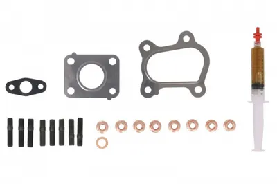 Set montaj turbocompresor (cu garnituri) potrivit HYUNDAI ELANTRA III, HIGHWAY, SANTA FE I, TRAJET, TUCSON, TUCSON SUV; KIA CARENS II, CERATO I, SPORTAGE II 2.0D 03.01