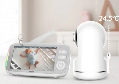 Videofon rotativ pentru copii Neno Vista cu receptor wireless