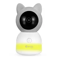 Video monitor Lionelo Babyline Alb 9.2. AI 5 inch, camera Full HD, zoom digital 4x, aplicatie, tehnologia AI cu detectare a miscarii, melodii, zgomote albe, mod nocturn