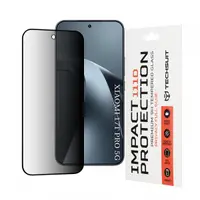 Folie de protectie Ecran Privacy Techsuit pentru Xiaomi 17T Pro, Sticla Securizata, Full Glue, 111D
