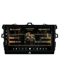 Navigatie Toyota Corolla (2007-2013), Android, A-Octacore 4GB RAM + 64GB ROM, 9 Inch - AD-BGA9004+AD-BGRKIT091