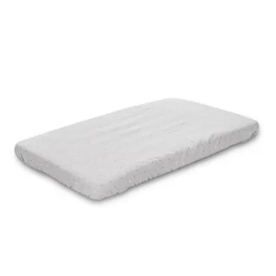 Cearceaf cu elastic pentru patut, 98 x 65 cm, 100% bumbac ranforce, Grey Sky