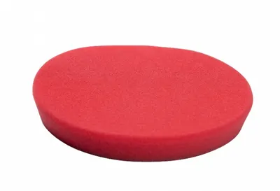 Burete abraziv lustruire SPONGE RED COARSE 140 20 MM - 2 PC, tip: tare, diametru: 125 140 mm, grosime: 20 mm, culoare: rosu, suporturi de montare: carlig si bucla, 2 buc