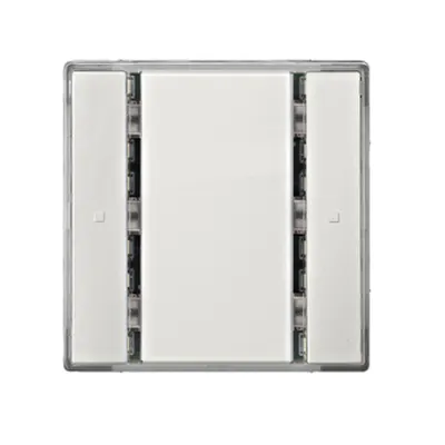 Taster, 1 cale, alb titan, fără LED