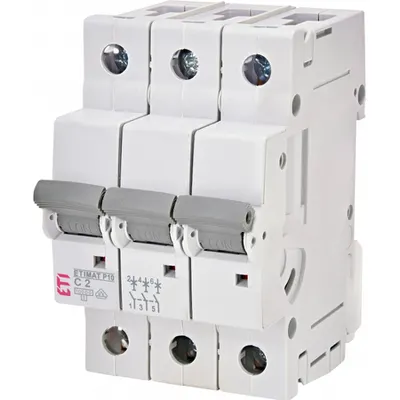 ETIMAT P10 Intrerupatoare automate miniatura 10kA ETIMAT P10 3p C2