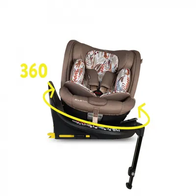 Scaun auto Cosatto All in All Extra Tiger Tale 40-150 cm I-Size, Isofix, SIPS, Rotatie 360, Tetiera reglabila