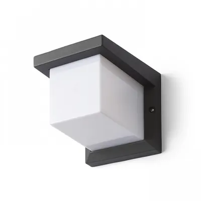 HIDE SQ Corp de iluminat aplica gri antracit 230V E27 13W IP44