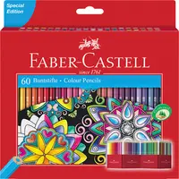 Creioane colorate 60 culori editie speciala Faber Castell