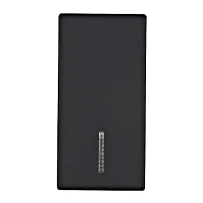 Clapetă cu indicator transparent, 1M, negru