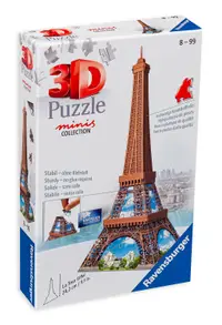 Puzzle 3D Ravensburger din 54 de piese - Mini Eiffel Tower