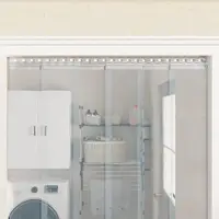 Gossi sina pentru montare perdele, argintiu, 1 m, otel inoxidabil