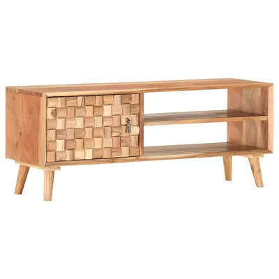 vidaXL Dulap TV, 100 x 30 x 40 cm, lemn masiv de acacia