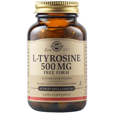 L-Tirozina 500mg, 50 capsule, Solgar