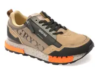 Pantofi sport GRYXX gri, 6013, din material textil si piele naturala