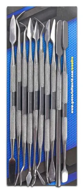 Set de unelte pentru sculptură Green Stuff World - Sculpting Tools Set, 10 bucăți