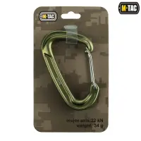 Carabiniera M-TAC Heavy Duty 22 kN – Aluminiu - ARMY GREEN