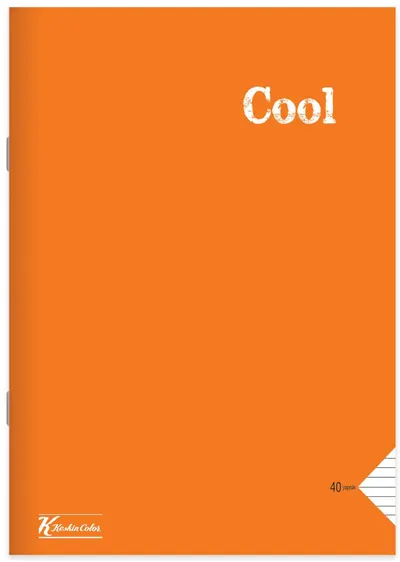 Caiet Keskin Color Cool - A4, 100 de coli, rânduri largi, sortiment
