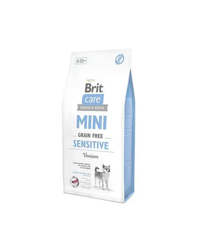BRIT Care Dog Mini Grain Free Sensitive hrana uscata caini adulti de talie mica, cu vanat 7 kg