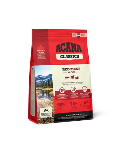 ACANA Classic Red Meat 2 kg hrana caini de toate varstele