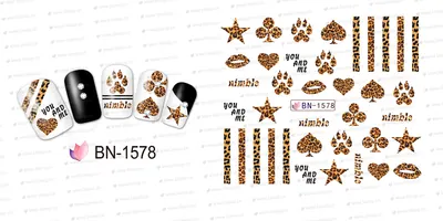 Tatuaj Pe Baza De Apa Unghii - BN1578