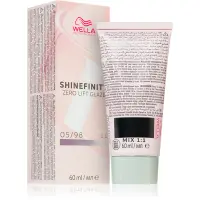 Wella Professionals Shinefinity Zero Lift Glaze vopsea de păr demipermanentă culoare 05/98 - Steel Orchid 60 ml