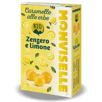 Bomboane din Plante cu Ghimbir si Lamaie de Sicilia Ecologice/Bio 30g
