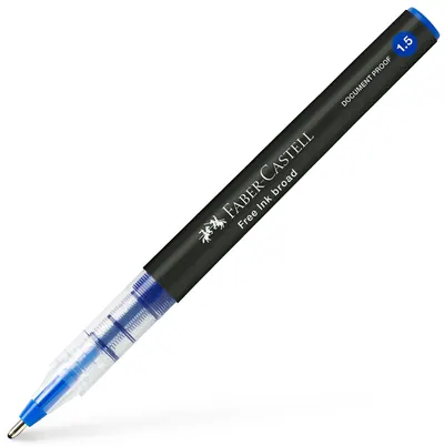 Roller Faber-Castell Free Ink - 1.5 mm, albastru