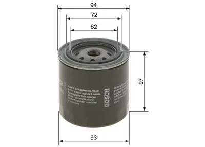 Filtru ulei BOSCH 0 986 452 003