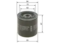 Filtru ulei BOSCH 0 986 452 003