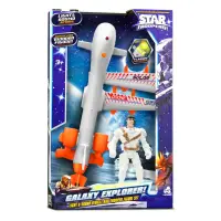 Set de joaca cu avion de lupta si figurina, Lanard Toys, Star Troopers, Solar Drone
