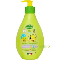 Gel de Dus si Sampon Delicat 2 in 1 pentru Pielea Sensibila a Bebelusilor 0+ Luni 250ml