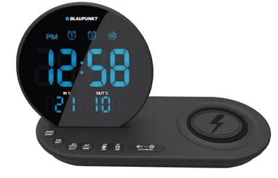 Boxă radio cu ceas Blaupunkt - CR85BK, neagră
