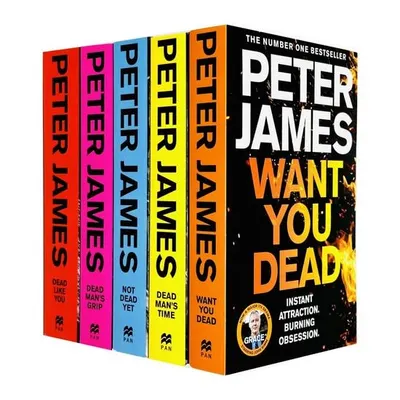 Roy Grace Series Book 6-10 Collection 5 Books Set By Peter James(Set 2) (Dead Like You, Dead Man's Grip, Not Dead Yet, Dead Man's Time & Want You Dead)