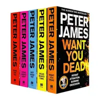 Roy Grace Series Book 6-10 Collection 5 Books Set By Peter James(Set 2) (Dead Like You, Dead Man's Grip, Not Dead Yet, Dead Man's Time & Want You Dead)