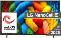 Televizor smart LG - 65NANO80A3B, 65'', 4K, HDR, NanoCell, AI Alpha 7, AI Upscaling, negru