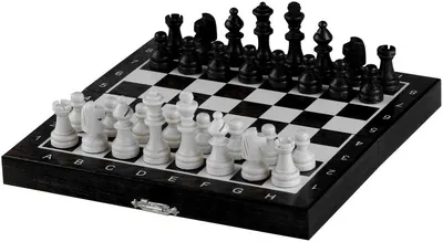 Șah magnetic Sunrise - Magnetic Mini Chess, negru (20 cm)