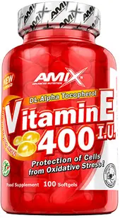 Vitamin E, 400 IU, 100 capsule, Amix